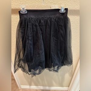 Black Tulle Skirt